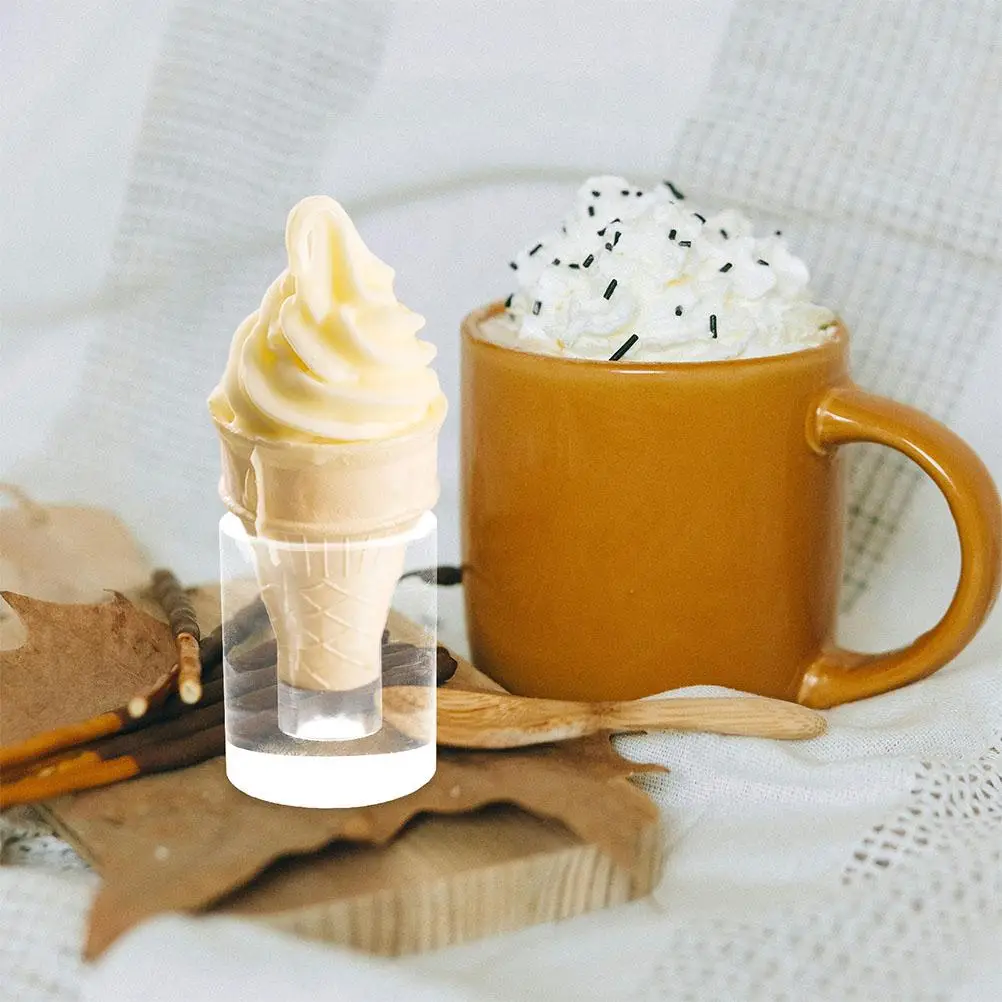 2Pcs Display Rack Dessert Ice Cream Cone Display Safety Cone Holder Holder Cake Snack Cones Stand Rack