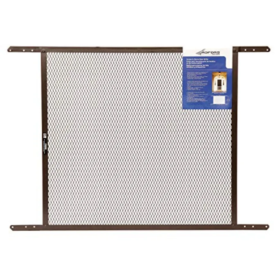 

Saint-Gobain Brown Screen and Storm Door Grille 24 Inches x 34 Inches - Durable Door Grille for Added Protection Pet-Friendly -