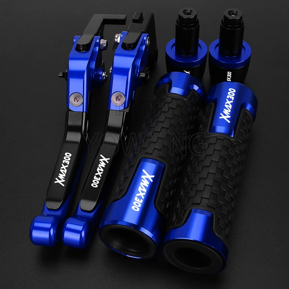 

XMAX 300 2023 2024 2025 Motorcycle Accessories For Yamaha XMAX300 X-MAX300 Brake Clutch Levers Handbrake Handlebar Grip Ends Cap