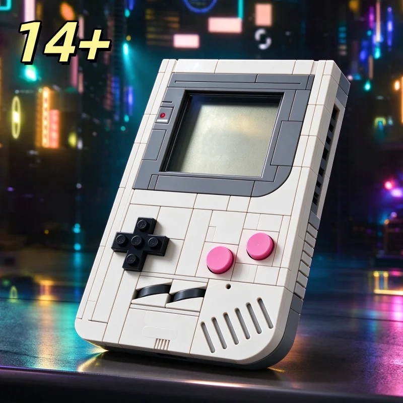 421 Particles Retro Portable Modeling Building Blocks Creative DIY Assembled Model Children Adult Holiday Gift
