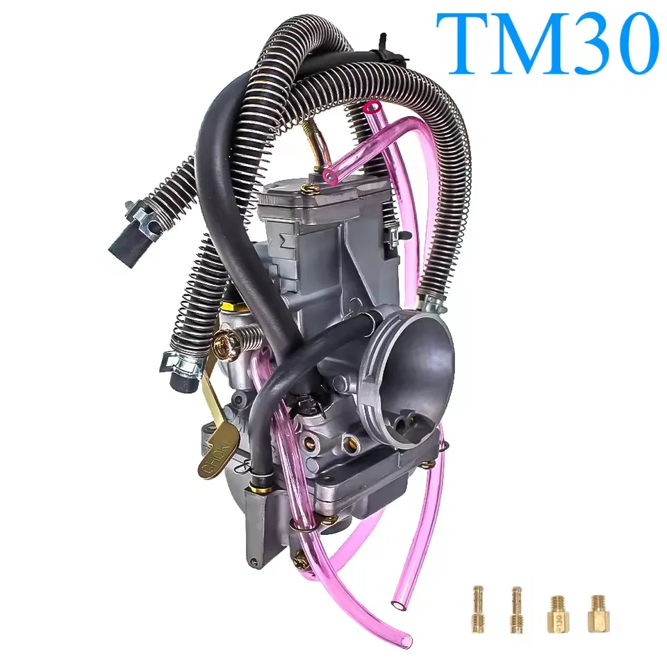 Mikuni Flat Slide Carburetor TM24-TM38 Series with Reinforced Spigot (Incl. TM34-2 & 42-6100