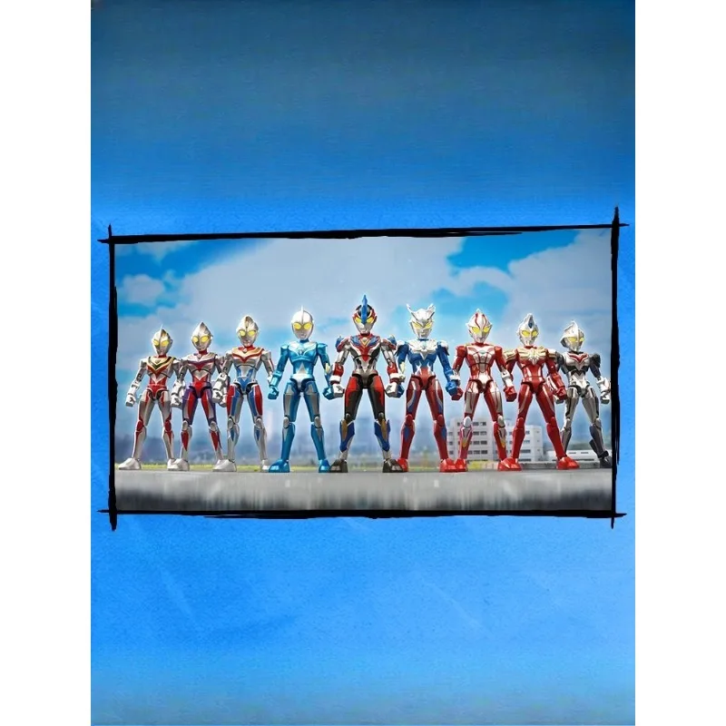 

In Stock Infinity Edition Ultra Poseable Action Figures Second Wave Ginga Victory Tiga Dyna Gaia Cosmos Mebius Zero Nexus Max