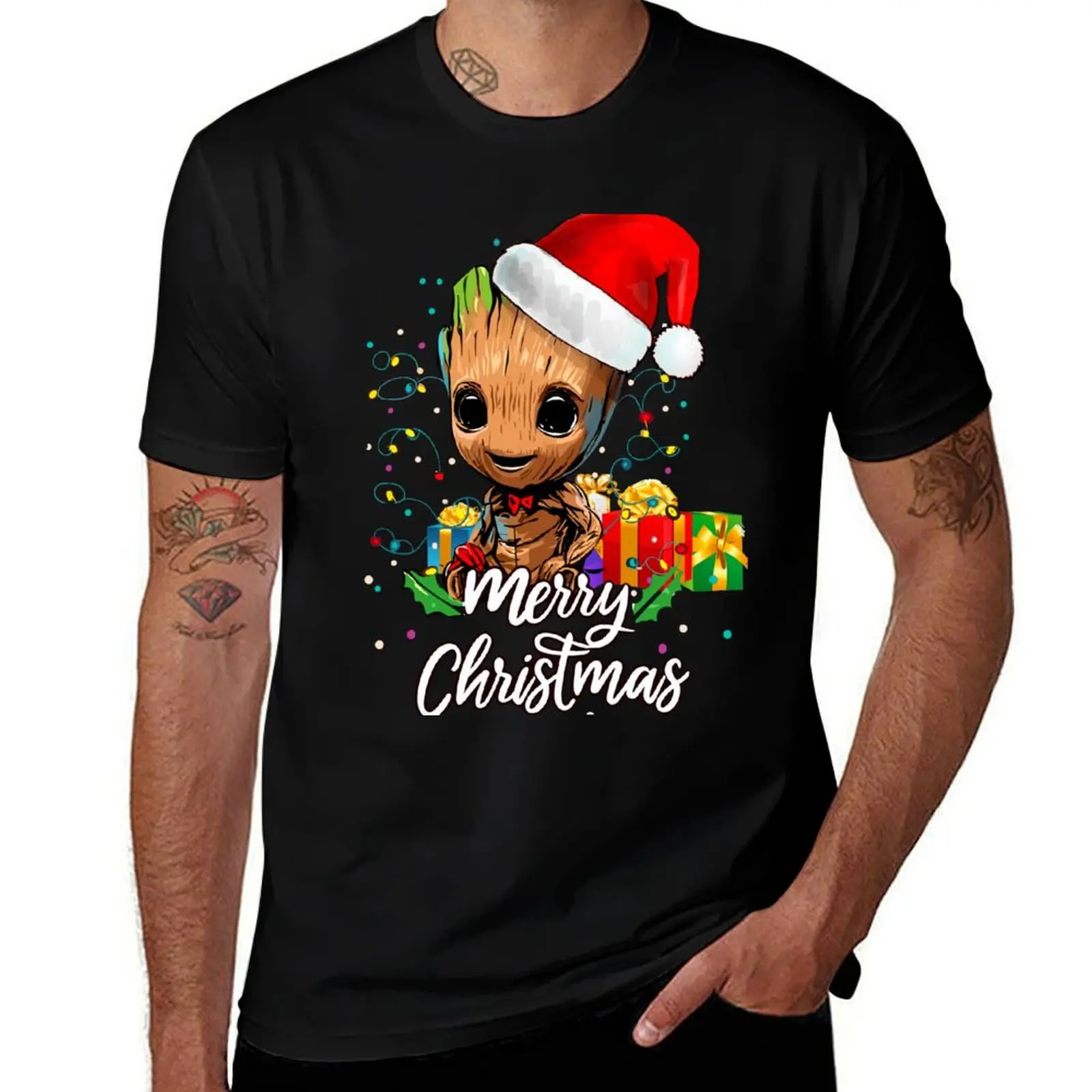 

Baby Groots Christmas T-Shirt t shirt man casual t shirts for man slim fit
