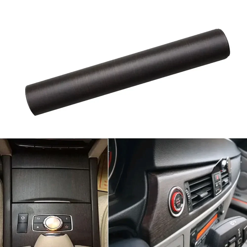 30x100cm Holzmaserung Vinyl-Folie Glänzende Autoaufkleber Selbstklebende Fahrzeuginnendekoration Universelle Auto-Accessoires – Detail 5