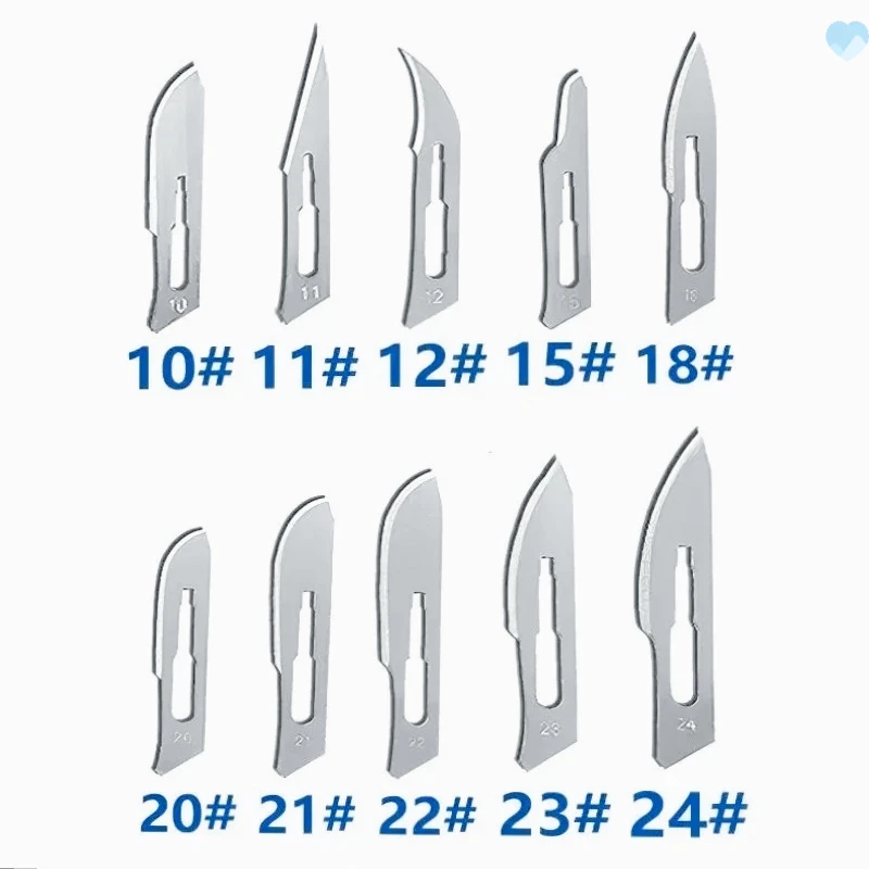 

Sterile Scalpel Blades #11 #23 Carbon Stainless Steel Individually Packed