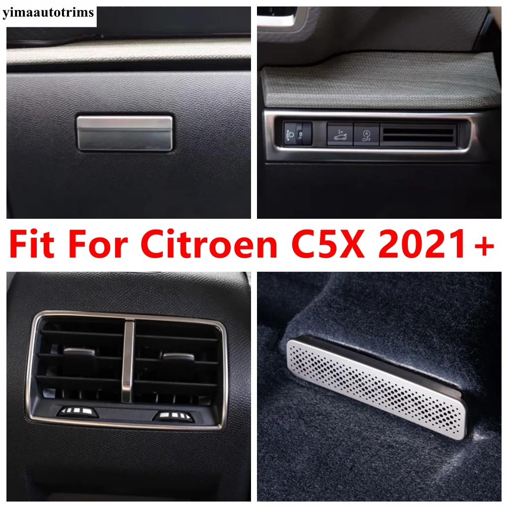 

Glove Box / Head Lamp / Rear Air Conditioning Outlet / Seat Under Floor Air Dust Cover Accessories For Citroen C5X 2021 - 2024