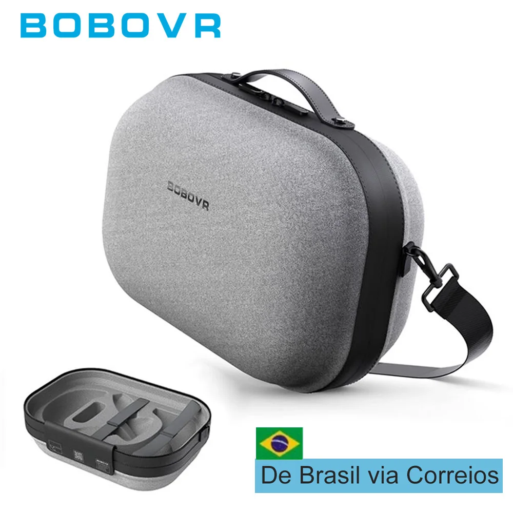 BOBOVR C3 Carrying Case e G3 Plus Controller Extended Grips Cover Enviado do armazém no São Paulo Brasil