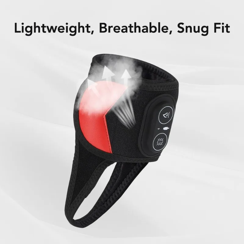 【EXCLUSIVE】Red Light Photoelectric Ankle Protector With 36 Infrared Lamp Beads For Heel For Heating And Massaging Ankle Therapy