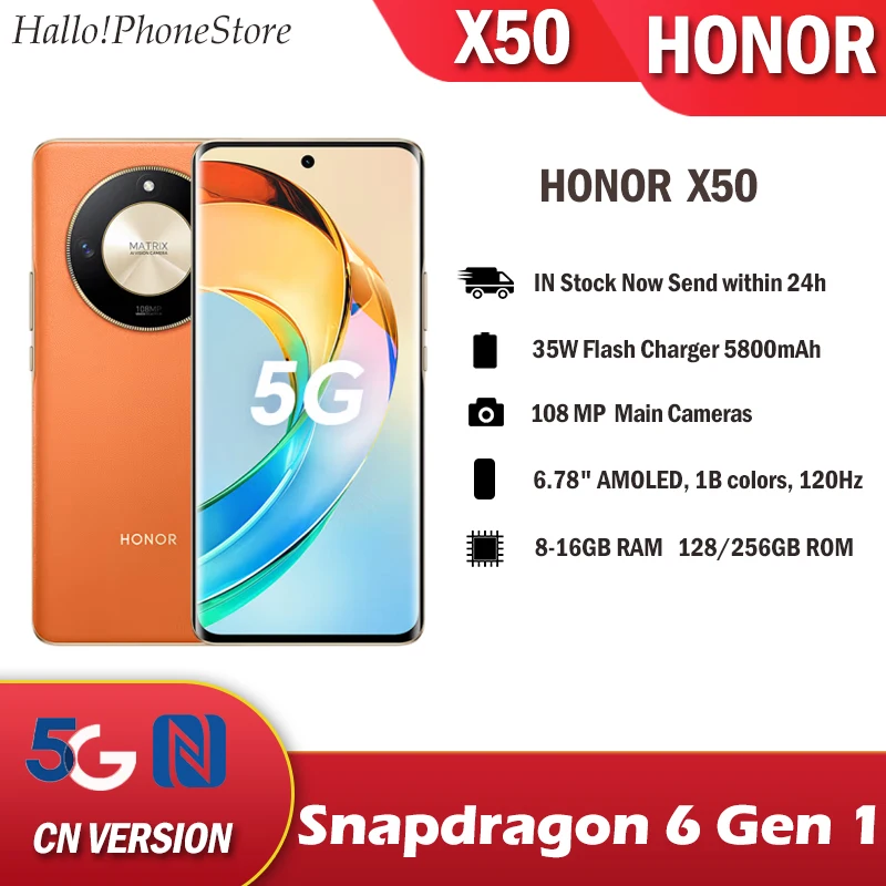 مراجعة شاملة لهاتف HONOR X50 5G بمعالج Snapdragon 6 Gen 1: الأداء، البطارية، والتصوير المتميز
