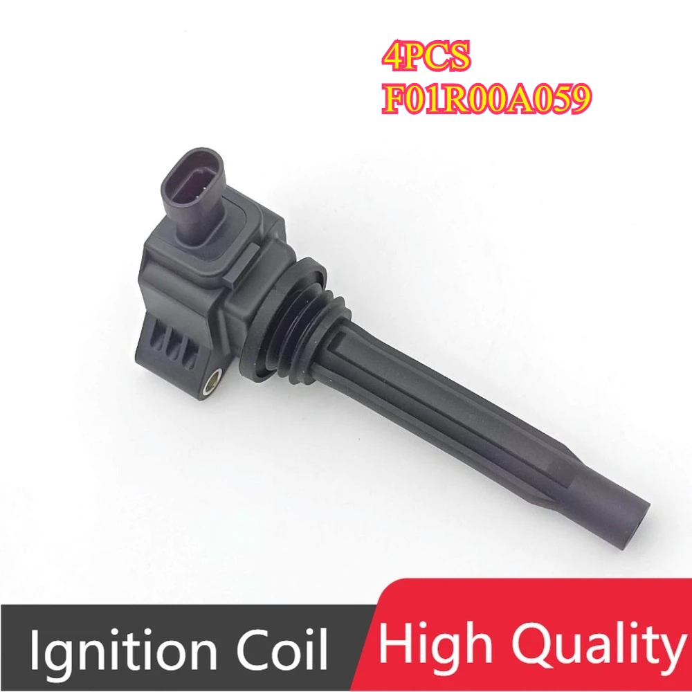 

4Pcs F01R00A059 Ignition Coils For Hongqi H5 H7 1.8T 2.0T BESTURN X80 B70 B90 1.8T