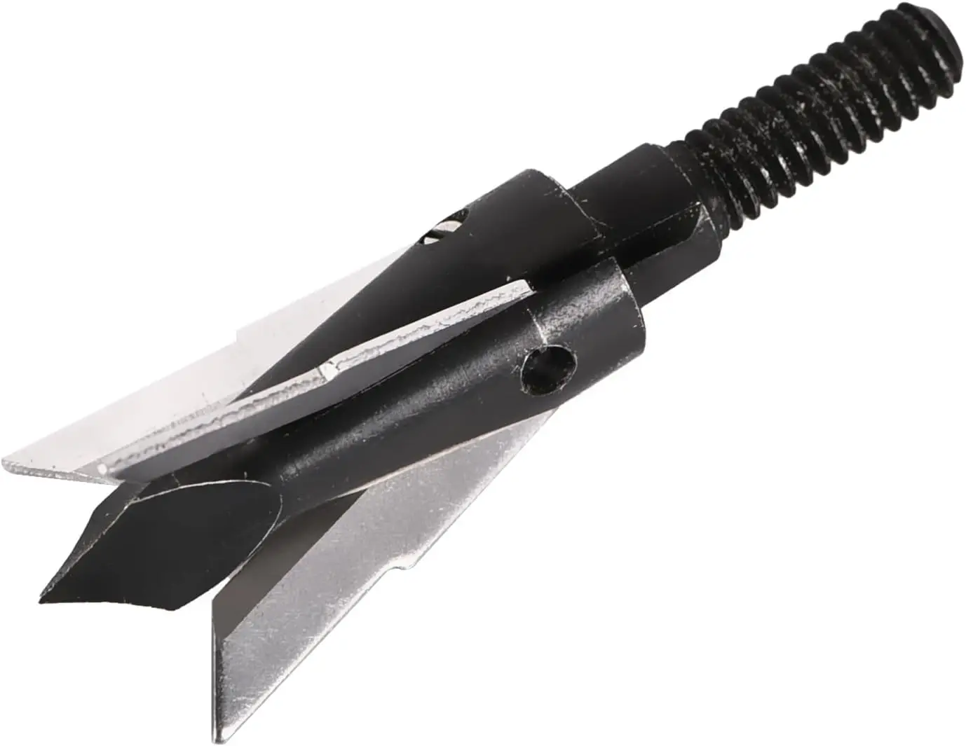 6PK Hunting Hybrid Broadhead 125 Grain 4-Blade Mechanical Blade 1.5