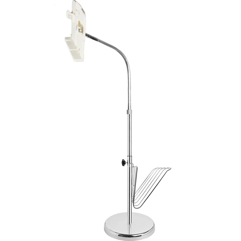 

5 in 1 dual-purpose music stand and desktop bookshelf metal portable solid backrest height adjustable from 31.4-57 inches