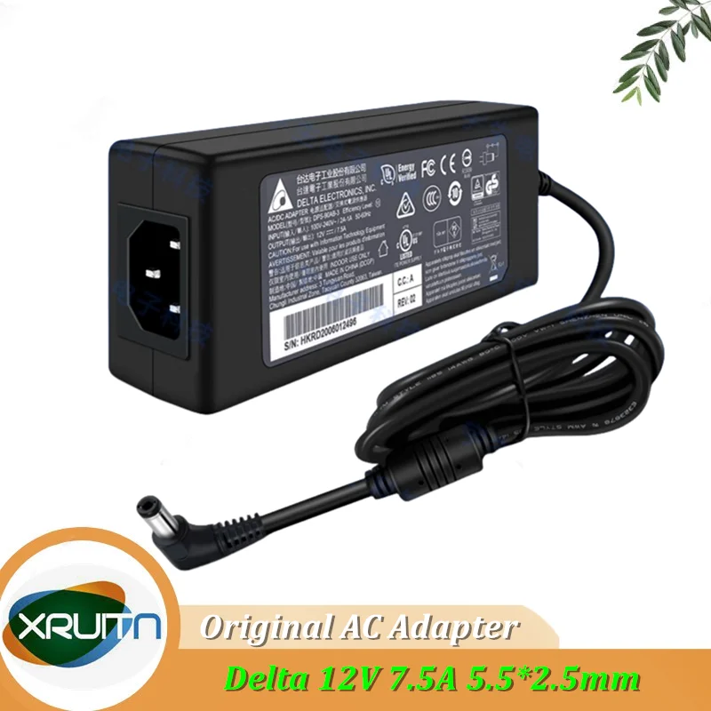 

Genuine DELTA ELECTRONICS DPS-90FB A DPS-90AB-3 AC/DC Adapter 12V 7.5A 90W Power Charger for Qnap TS-451 NAS DPS-90FB Original