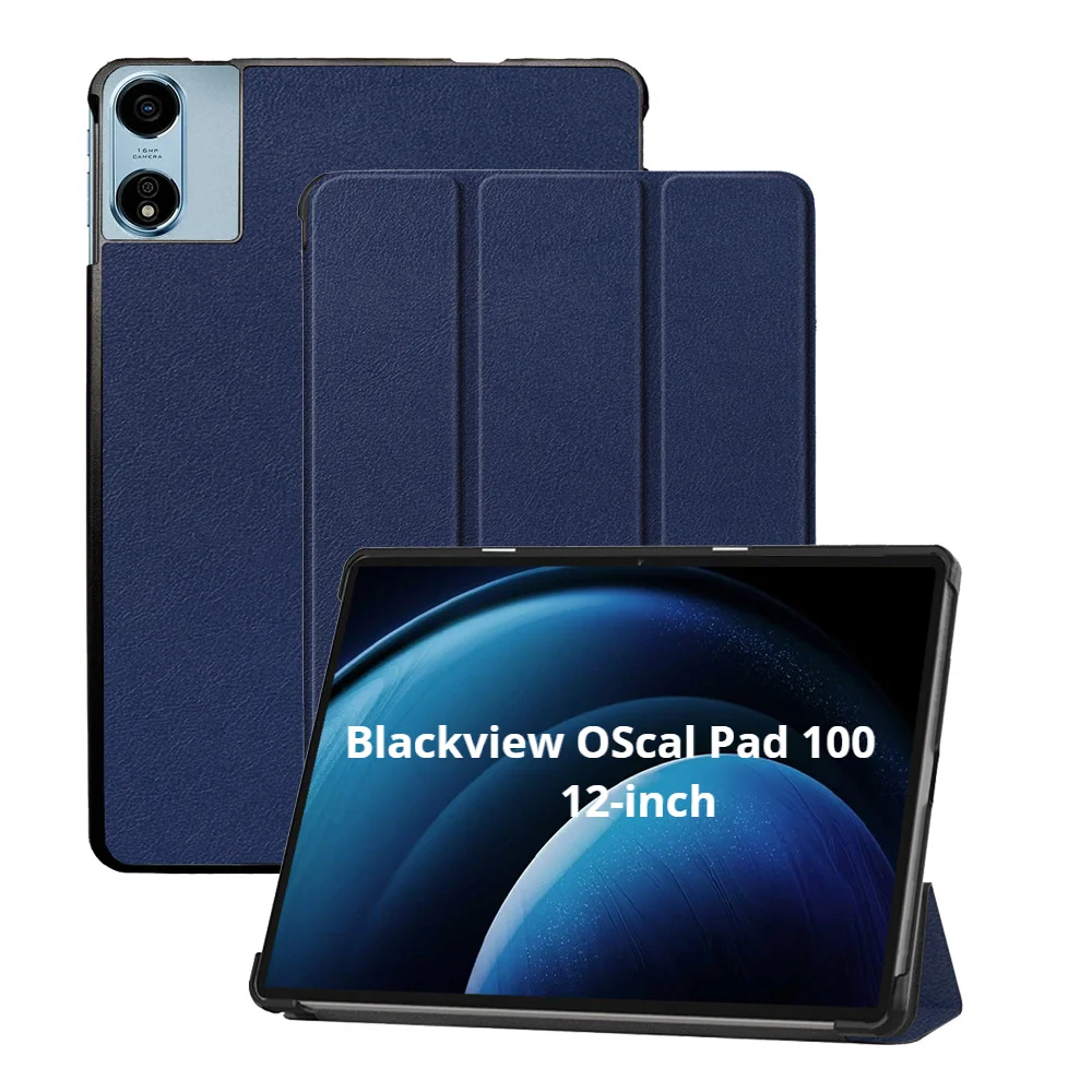 Case for Blackview Oscal Pad 100 Case 12 INCH Tri-Fold Smart Tablet Case,Hard PC Back Shell Slim Case.