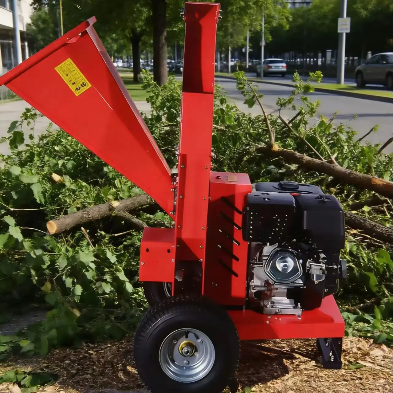 

Customized Garden Leaf & Branch Chipper, Small Home Use Garden Wood Chipper for Farmhouse Yard Maintenance