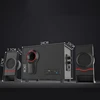 2.1 나무 슈퍼 서브우퍼 휴대전화 플러그인 카드 오디오 블루투스 USB TV/PC용 활성 노트북 멀티미디어 게임 스피커 6