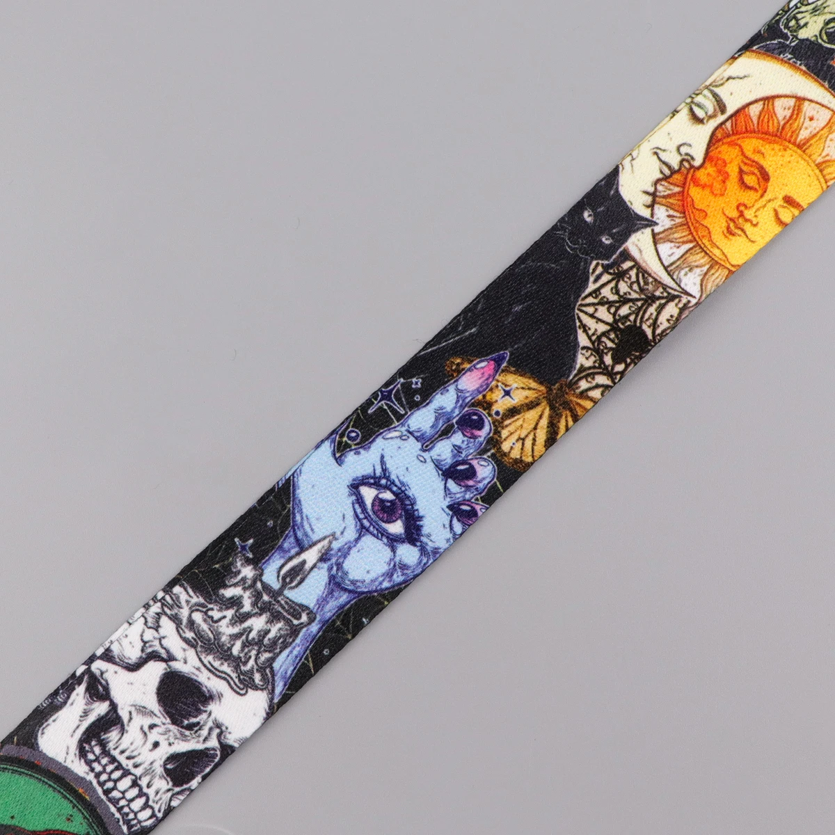 Sun Moon Face Lanyard Neck Strap Keychain Card Cover Badge Holder Mobile Phone Hang Rope Keyring Anime Cosplay Accessories Gifts