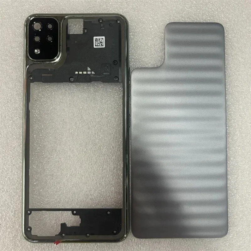 

For LG K42 LMK420 K52 Rear Housing Back Case Battery Cover with Middle Frame Replacement