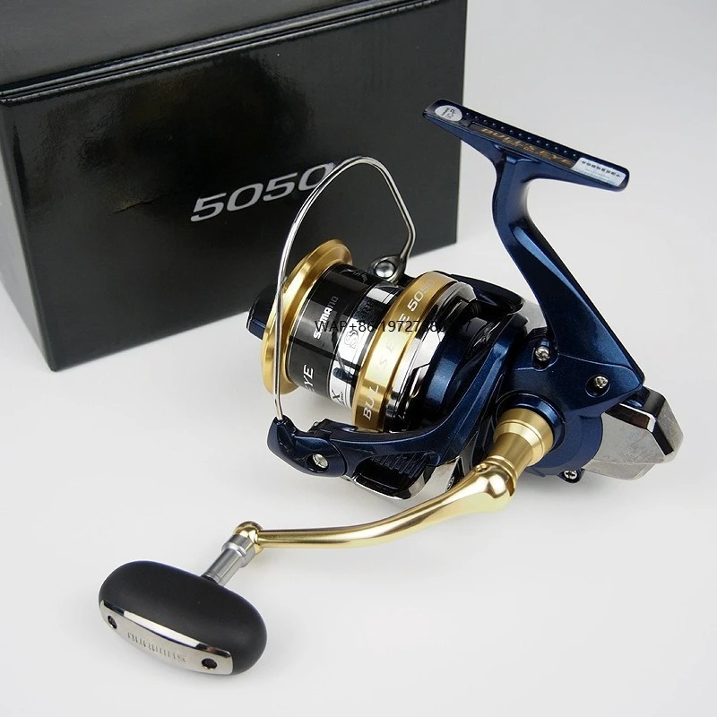 

For SHI MANO BULL'S EYE Spinning Fishing Wheel Large Object Long-Distance Casting for Outer Reef Trap Cage Beach Fishing