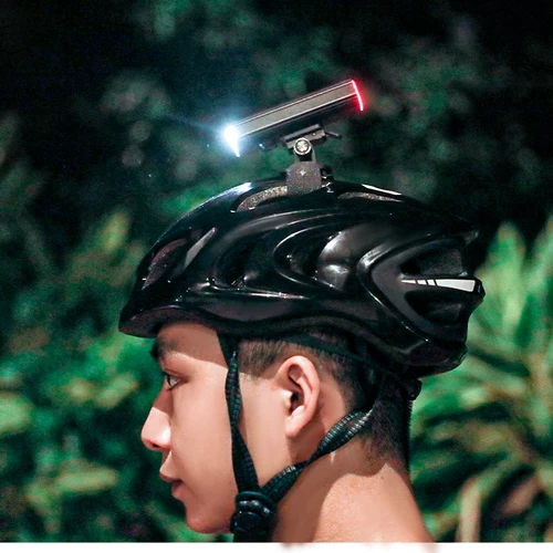 Imagen 2 del producto Luz para Casco de Bicicleta Gaciron V20CH-600 2 en 1, 600lm, Luz Delantera y Trasera, Recargable por USB, Luz de Seguridad para Ciclismo