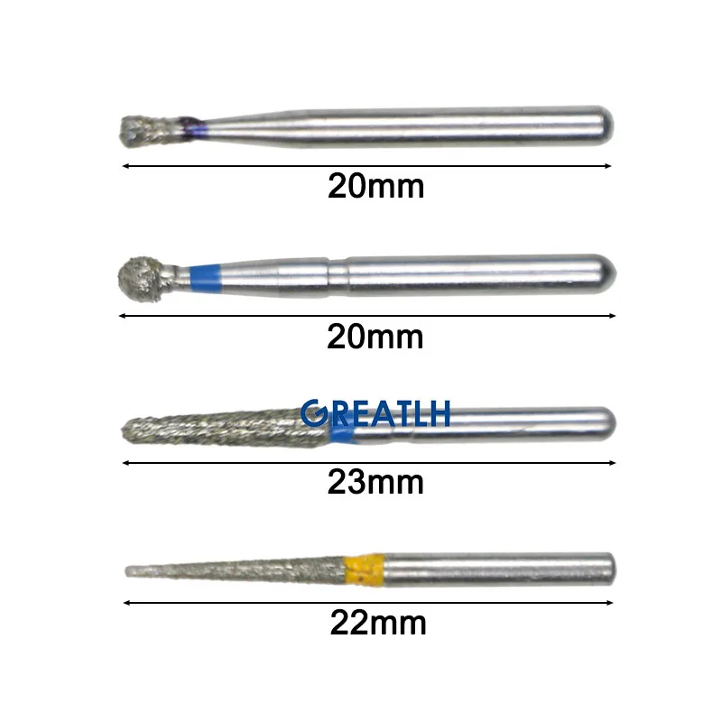 Frez diamentowy diamentowy do polerka wiertarka do paznokci frezarka 2.35mm do toczenia igieł dentystycznych polerowanie zębów dentystyczny