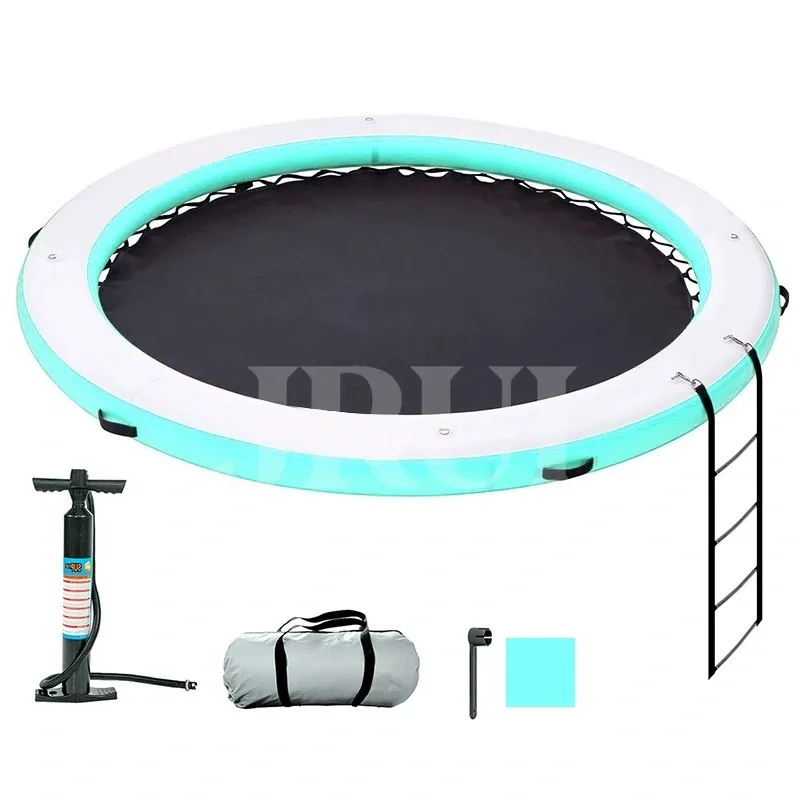 New Swimming Pool Lounge Chair Floating Pool Inflatable Water Hammock Round Ring Swimming Pool Floating Bed Floating Platform