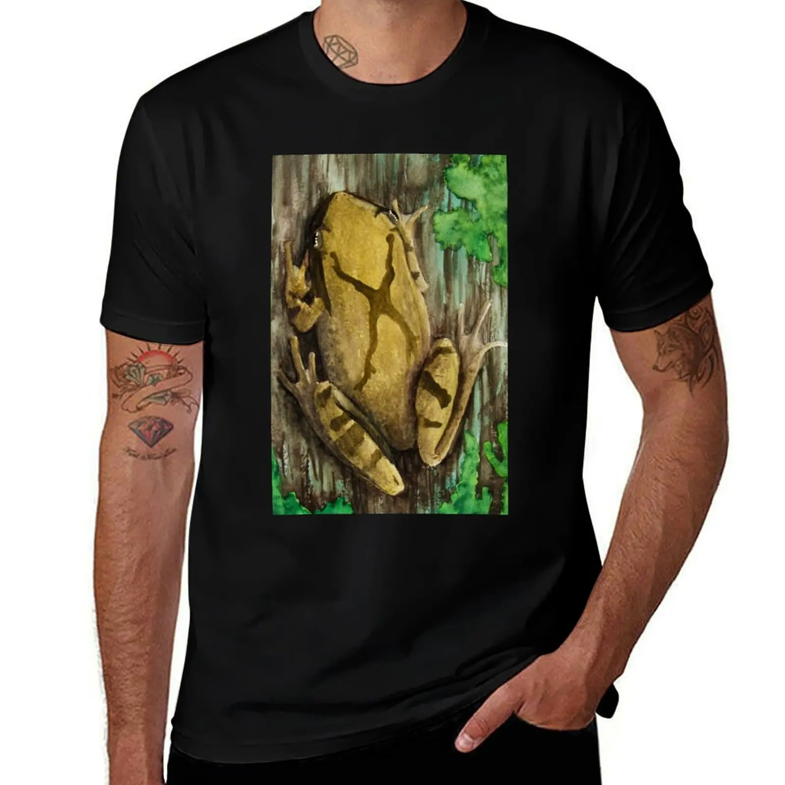 Spring Peeper T-Shirt Summer Print Short Sleeve Tee T-Shirt