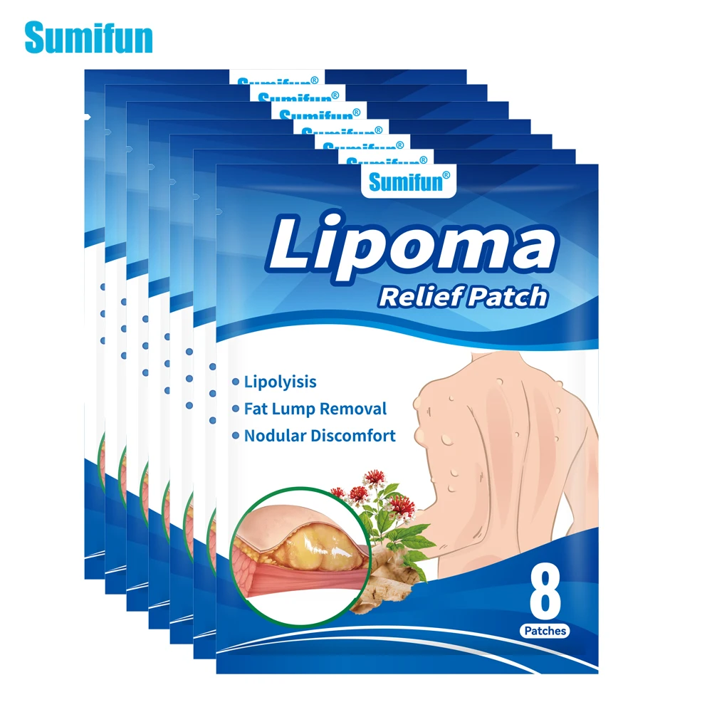 8/40/80pcs Sumifun Lipoma Removal Patches Reduce Inflammation Subcutaneous Fat Lump Nodular Sticker Skin Tumor Swelling Plaster