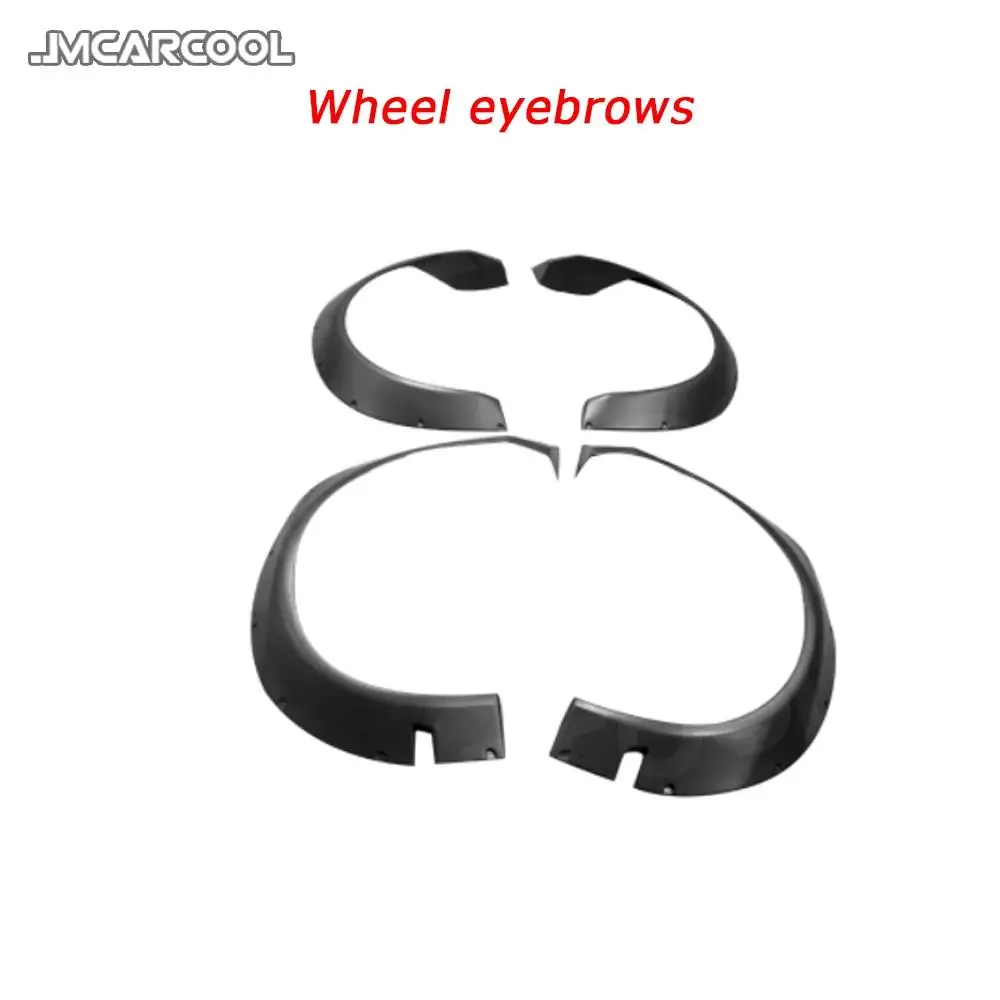 

JMCARCOOL Front Headlight Eyebrows Eyelids Protect Trim Sticker Decoration Fits For Dodge Challenger