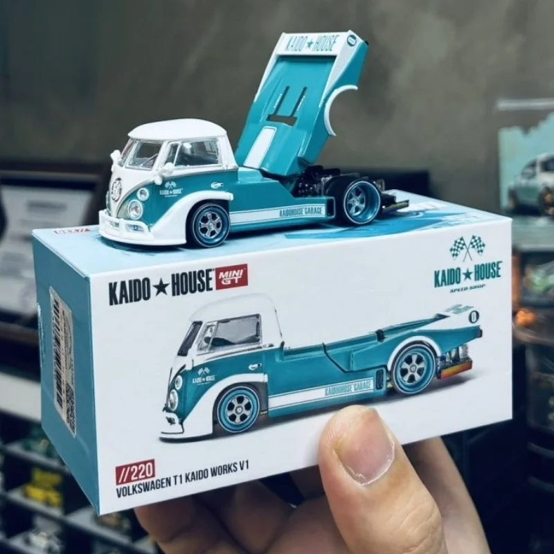New Hot In Stock Kaido House+Minigt 220 1:64 T1 Pickup Truck Diecast Model Car Collection Figurine Toys Model For Fans