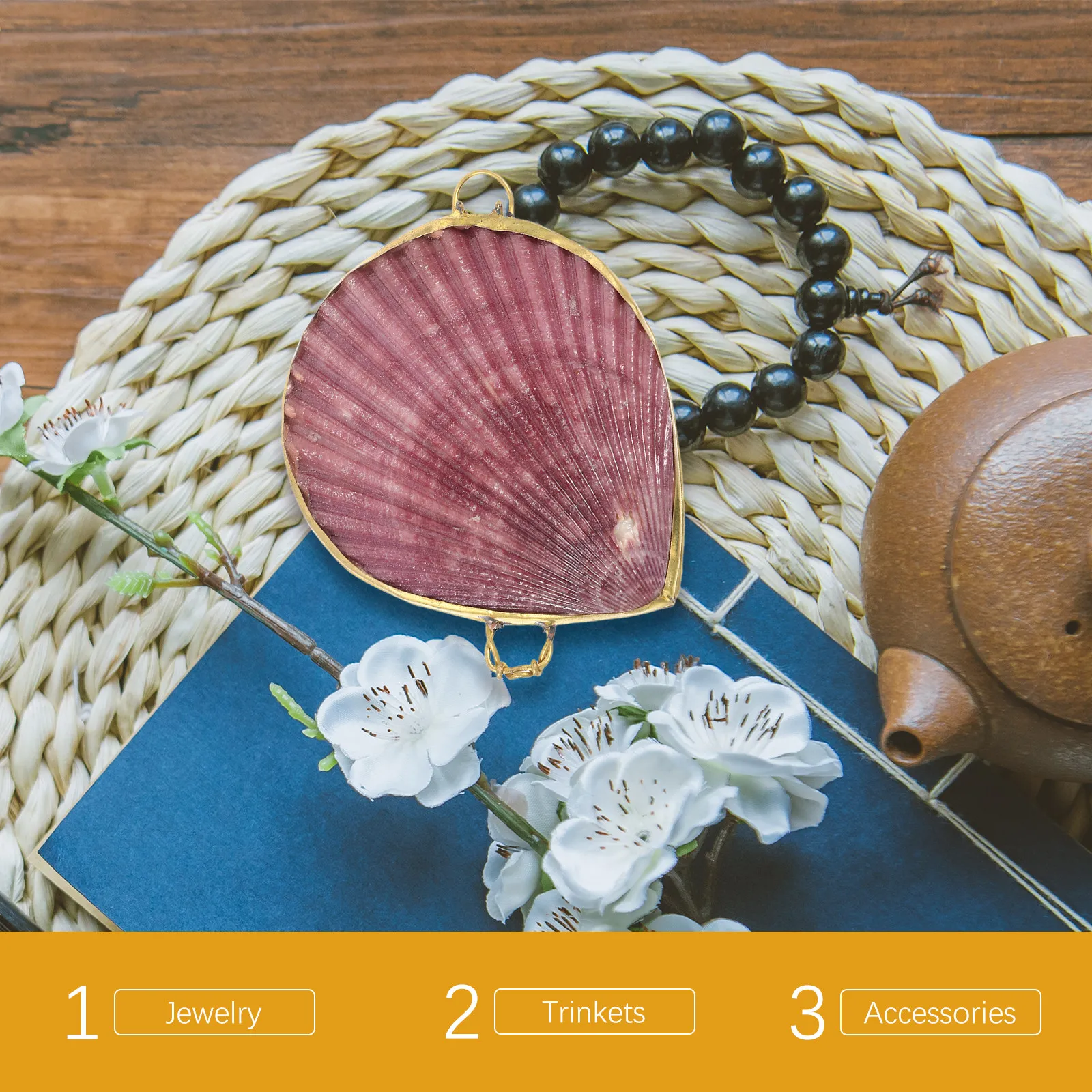 Natural Shell Trinket Storage Box Jewelry Display Container Earring Ring Necklace Holder Seashell Case woman party Jewelry gifts