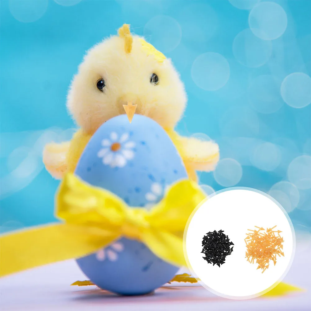 

140 Pcs Toys for Children Duckbilli Plug-in Plastic Bird Beaks Crafts Baby Mini