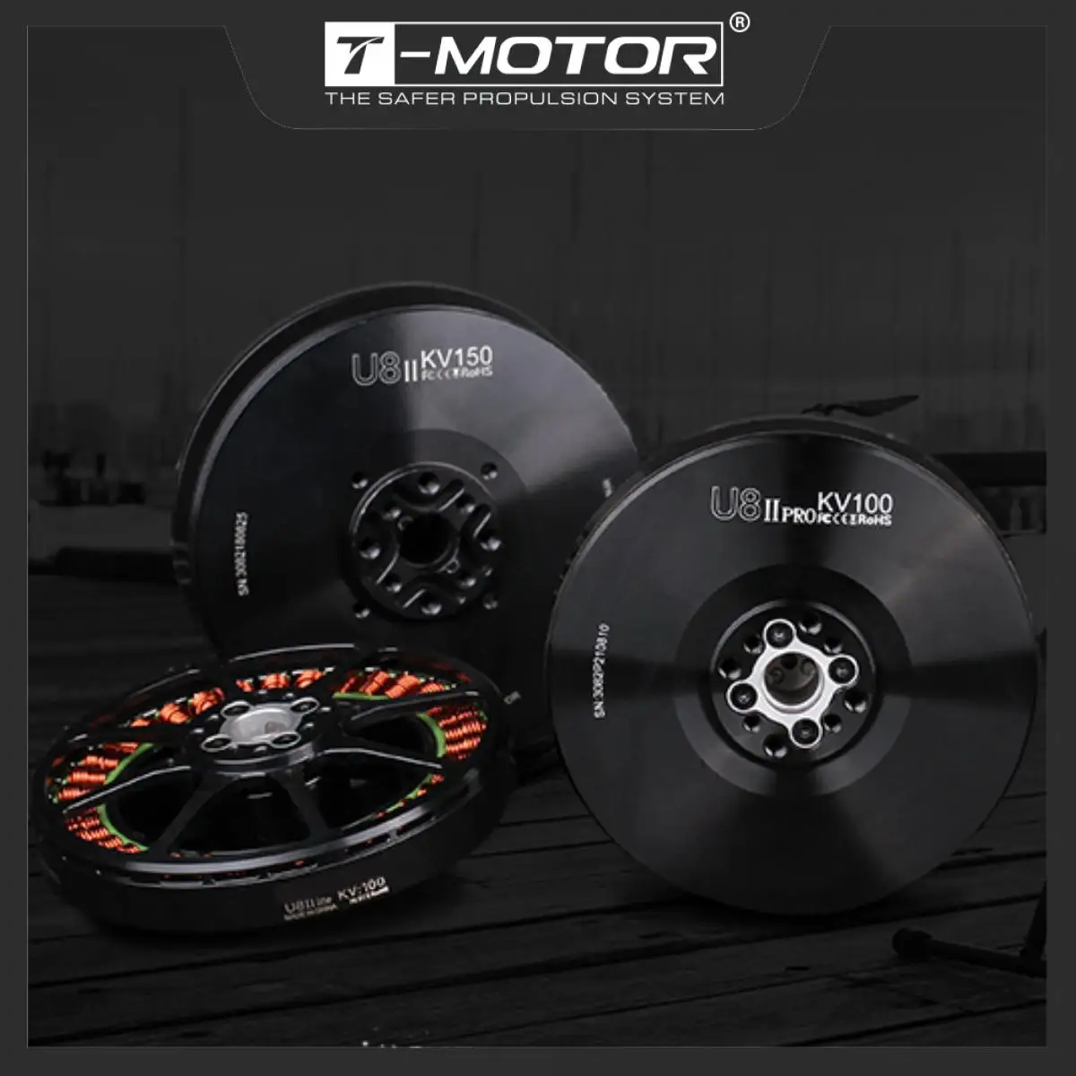 T-MOTOR U8II PRO KV100 브러시리스 모터 IP56 헥사콥터 쿼드콥터 UAV RC 드론 멀티콥터 레이싱 드론 부품 DIY 부품