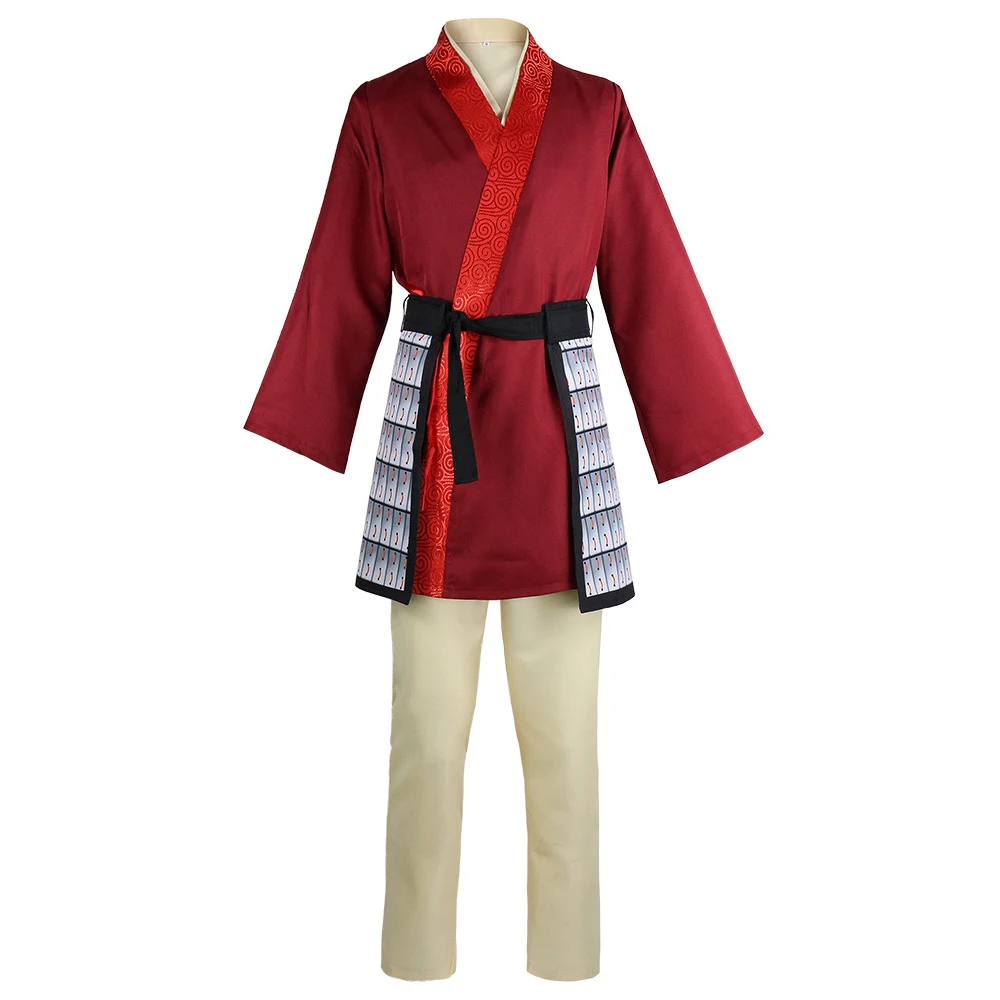 Disfraz de Mulan para Mujer Adulta, Vestido de Princesa Guerrero para Halloween, Disfraz de Heroína China Hanfu, Conjunto de Uniforme