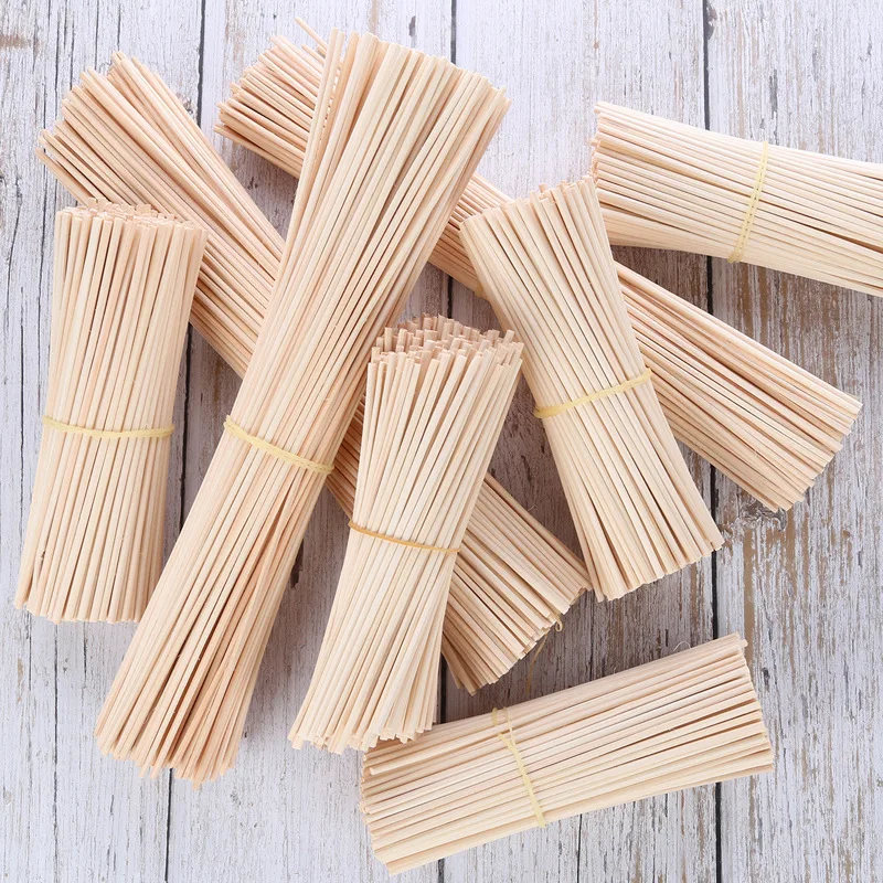 50Pcs 10/19/22/24/30/35/40ซม.หวายธรรมชาติ Reed diffuser น้ำหอม Reed Sticks เติมเงิน Sticks