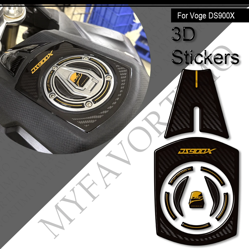 ل VOGE DS900X 900DSX مغامرة موتو خزان الوسادة الغاز زيت الوقود حامي ملصقات الشارات هدية الحاجز VOGEDS900X 2024 2025
