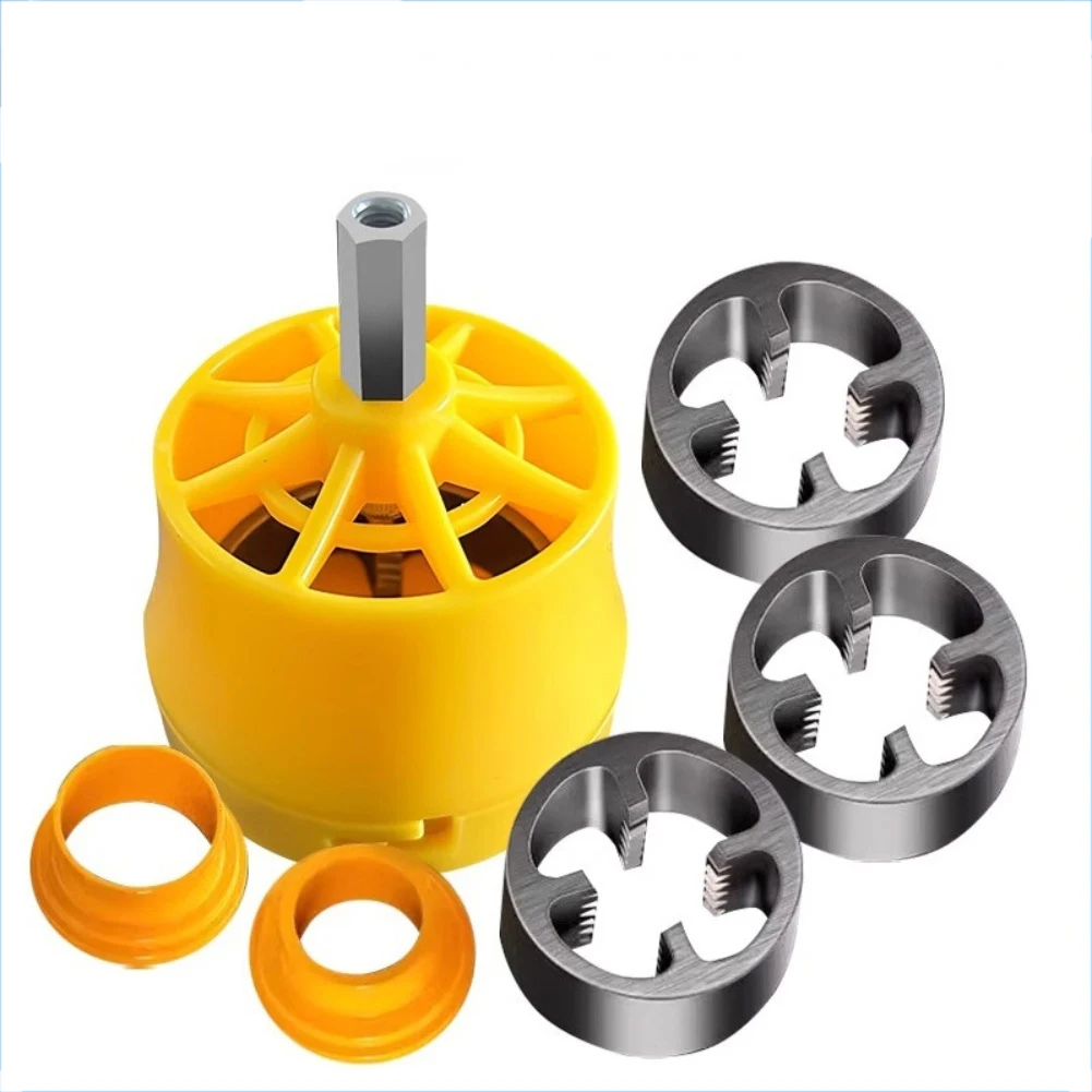 

Water Pipe Threading Tools Kit For Durable PVC Pipe Threader 4/6/1 Inch Alloy Steel Cutting Tools Water Pipe Accessories