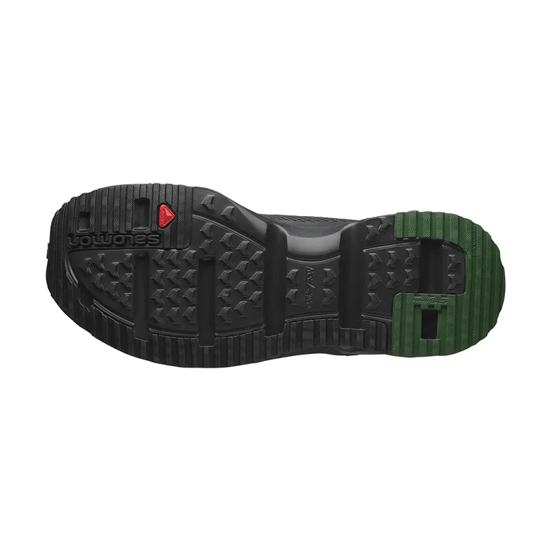 Salomon Rx Slide 3.0 CANVAS: Shock-absorbing slip-on sandals with continuous cushioning—unisex style - Black 477582