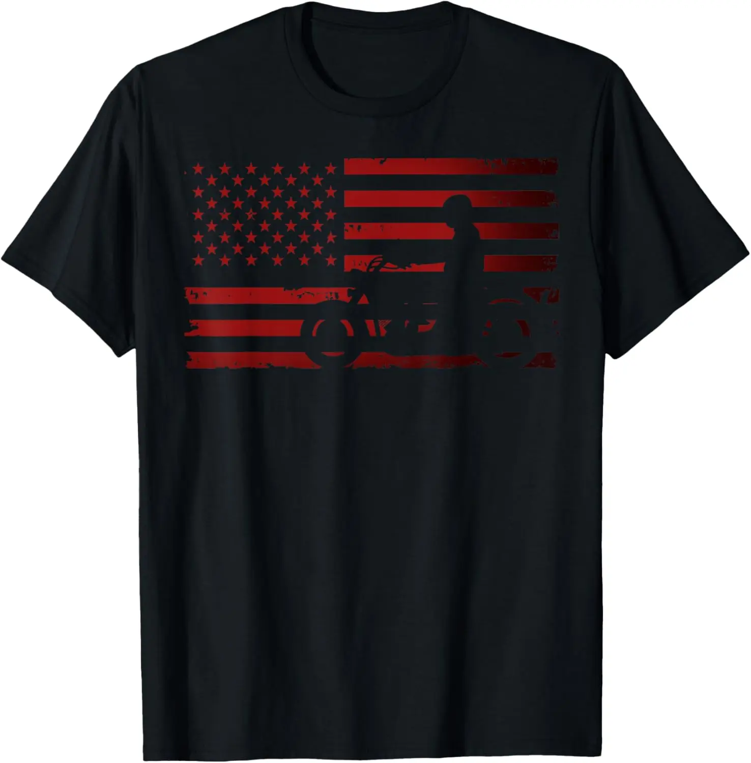 

American Flag Motorcycle Biker Chopper T-Shirt
