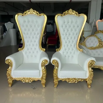 Hotel High Back Chair King Chair Bride Groom Wedding Chair