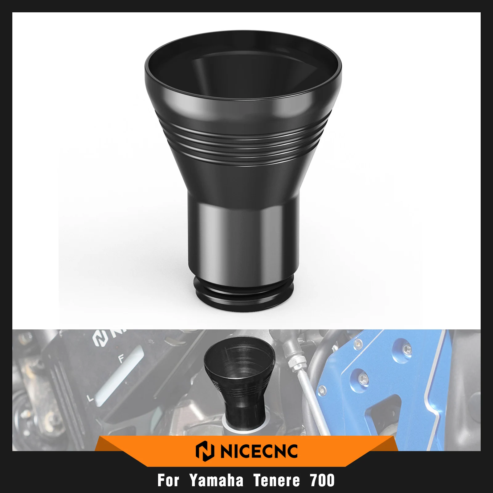 

For Yamaha 2019-2024 Tenere 700 Tenere700 XTZ700 Oil Filler Funnel Rally Edition 2020 2021 2022 2023 2024 World Raid 2022
