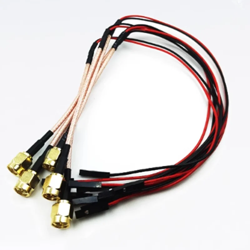 無線周波数オスジャックナットから254mmデュポンメスコネクタケーブルrg316-30cmビデオピグテールジャンパー延長用