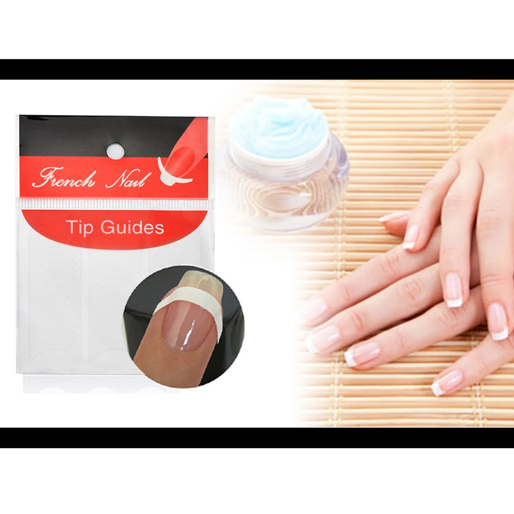 

10pcs 10 Sheets Stickers Self Adhesive Manicure Decals UV Nail Diy Sticker Gel Acrylic Polish French Line Nail Supplies