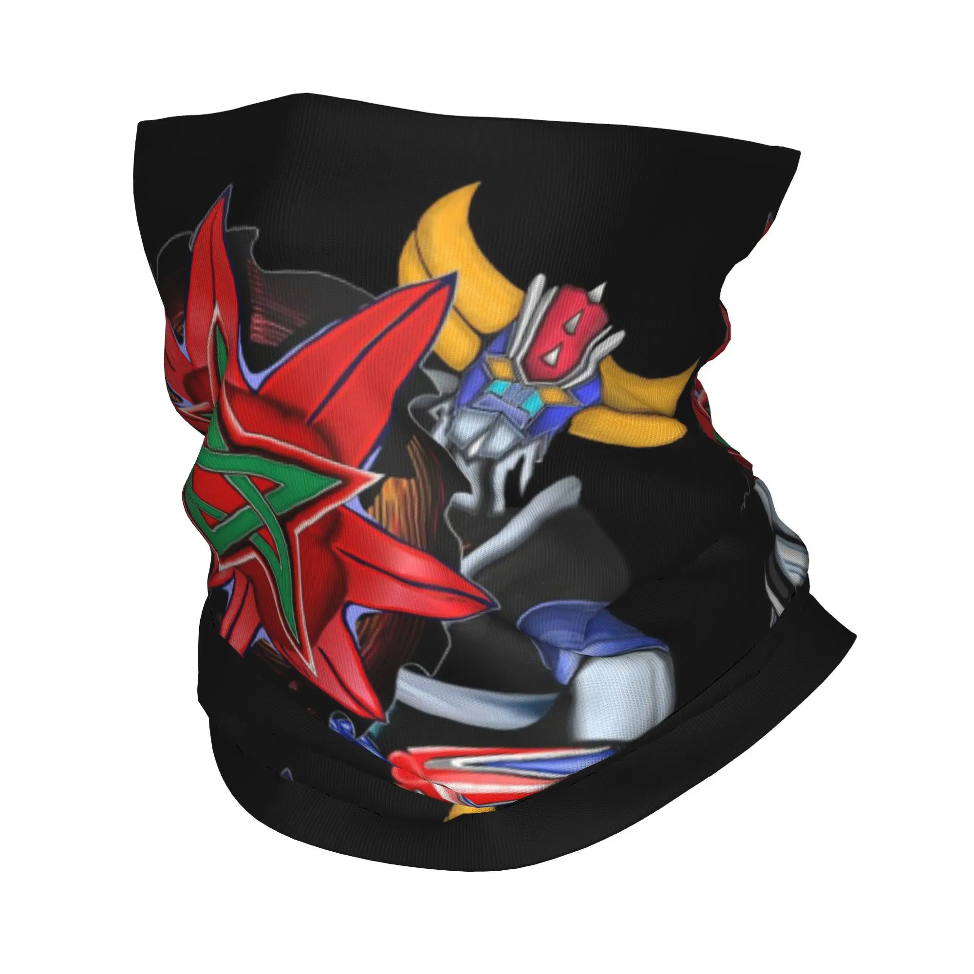 Custom Grendizer Mazinger Z Bandana Neck Gaiter Windproof Face Scarf Cover Men Women  Headband Tube Balaclava