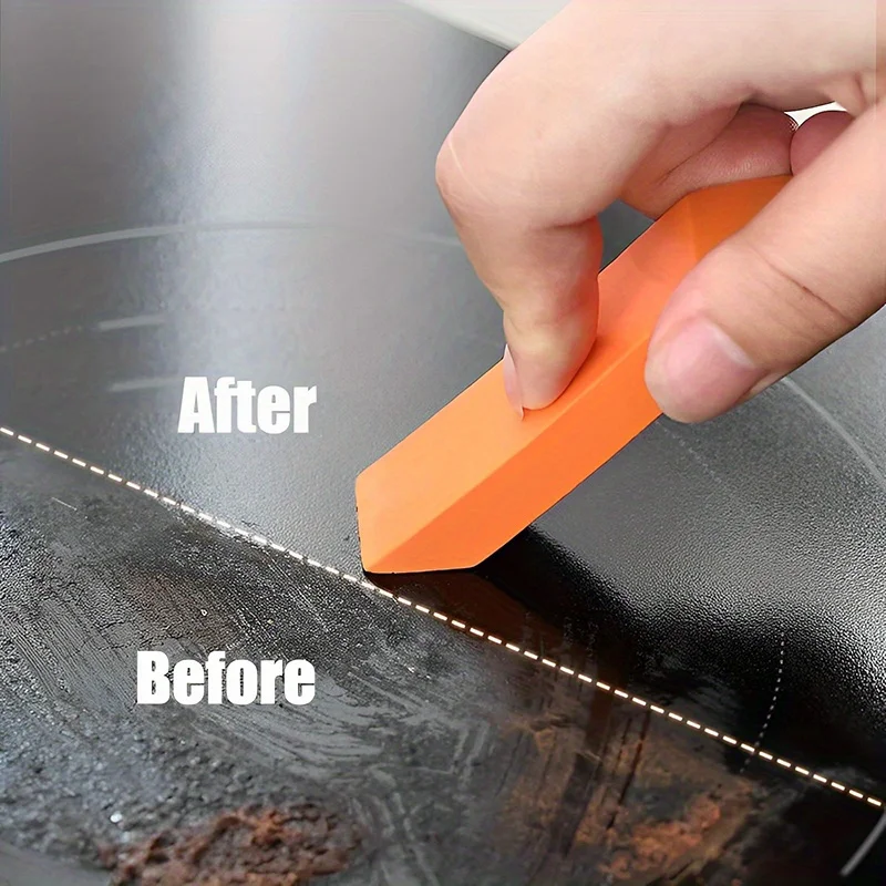 Household rubber stainless steel scale faucet, kitchen, bathroom cleaning, stain removal, rubber eraser, magic tool