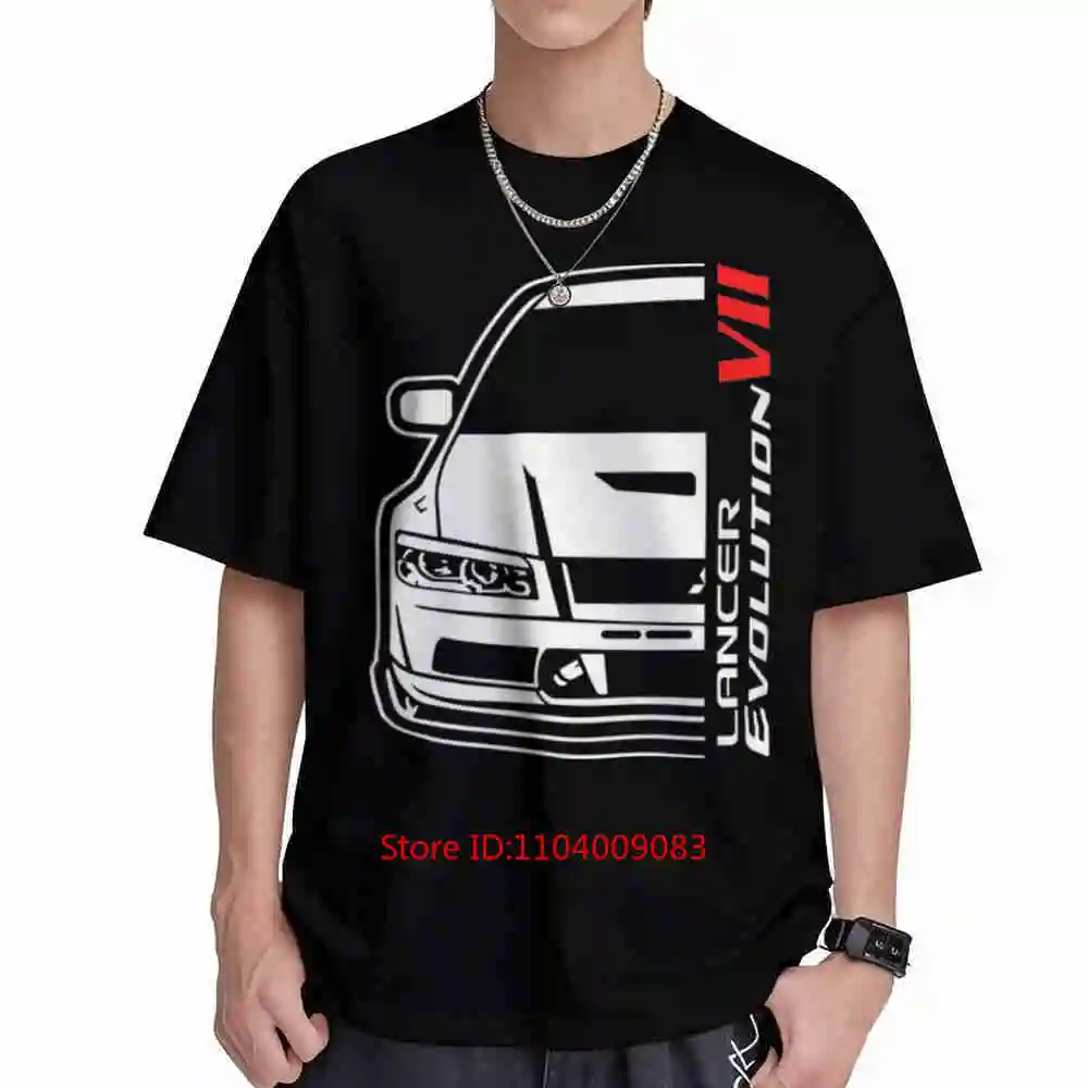 Lancer Evo VII JDM Japan Short Sleeve Tee 100% Cotton T-Shirt