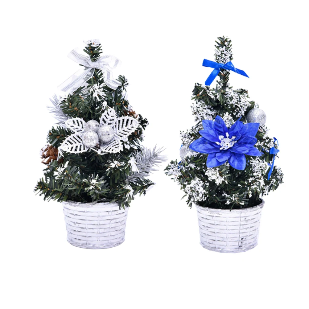 

Christmas Decor Mini Trees for Table Xmas Tree Model Small Desktop Cabinet Chair Party Decoration Fine Craftsmanship Festive