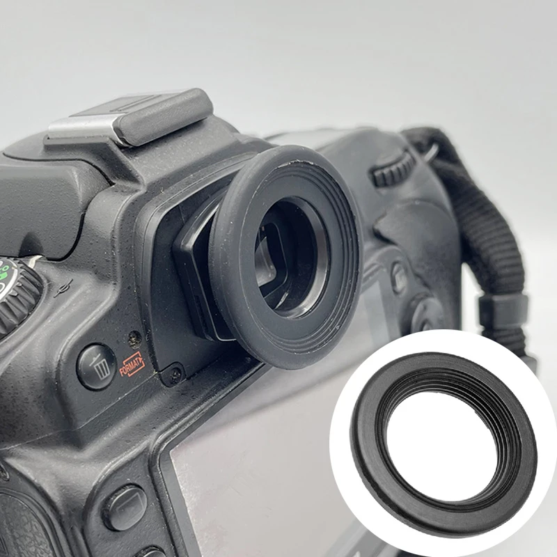 Ocular de Goma Negro DK17 Compatible con Cámaras Nikon D2 D3 D4 D5 D700 D800 - Ocular para DSLR