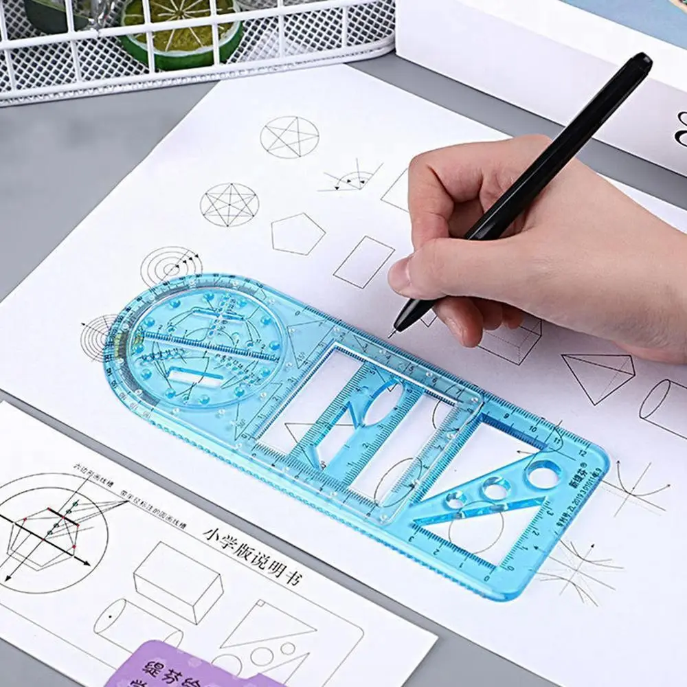 Art Design For Students Architecture Supply School Office Supplies Geometric Ruler Measuring Tool Drawing Template Protractor