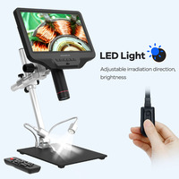 Andonstar 300X WIFI Digital Microscope 10.1'' HDMI/USB PCB Soldering Electronics Phone Repair Tools 3D Effect Adjust Magnifier